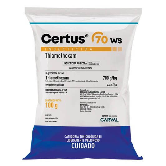 Certus® 70 WS | Insecticida para Tratamiento de Semillas y Control de Plagas