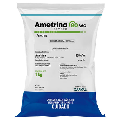 Ametrina 80 WG | Herbicida Sistémico para Control de Malezas de Hoja Ancha y Gramíneas
