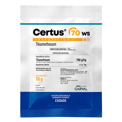 Certus® 70 WS | Insecticida para Tratamiento de Semillas y Control de Plagas