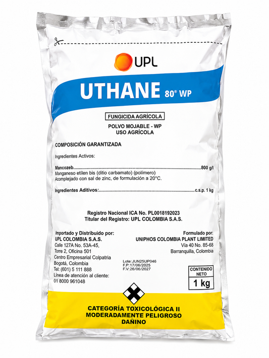 Uthane® 80 WP | Fungicida de Amplio Espectro para el Control de Enfermedades en Cultivos