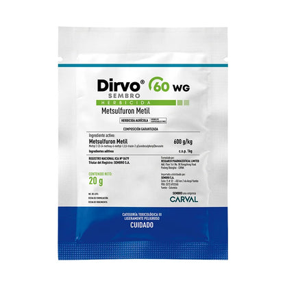 Dirvo® 60 WG | Herbicida Selectivo para Control de Malezas en Arroz