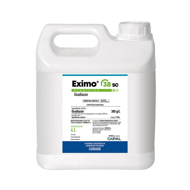 Eximo® 38 SC | Herbicida Preemergente con Oxadiazón para Control de Malezas