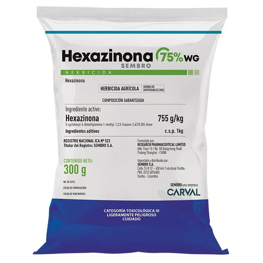 Hexazinona 75 WG | Herbicida Sistémico de Amplio Espectro para Control de Malezas