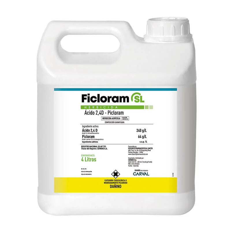 Ficloram SL  Herbicida Sistémico a Base de Picloram para Control de Malezas