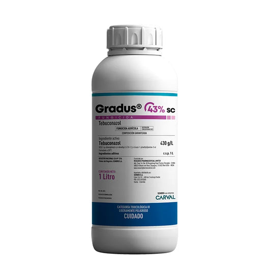 Gradus® 43 SC 1L  Fungicida Sistémico Tebuconazol para Control de Hongos