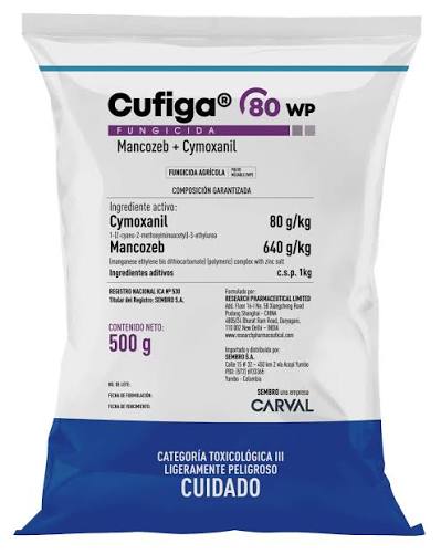 Fungicida   Cufiga 80 WP x 500g