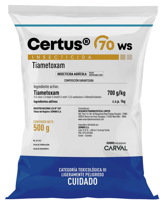 Insecticida Certus 70 WS 500g